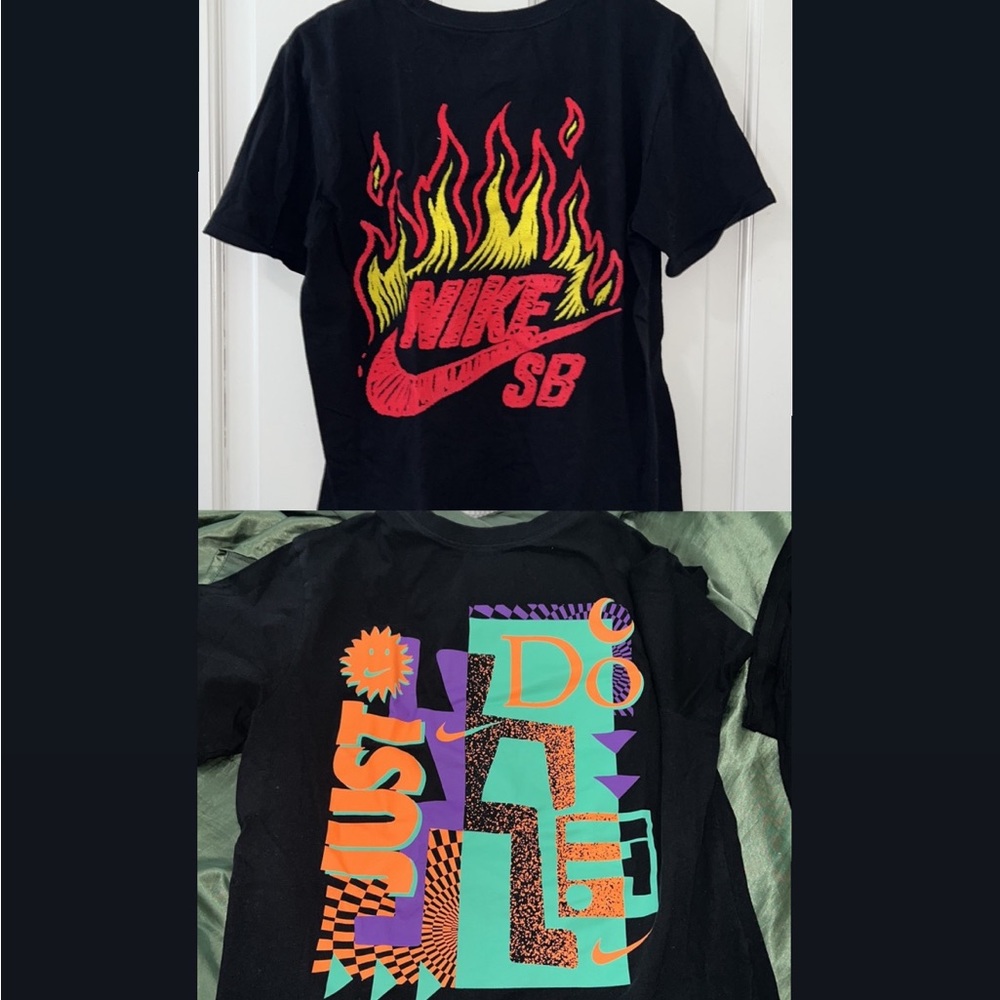 2 NIKE SHIRTS (THE NIKE TEE)
